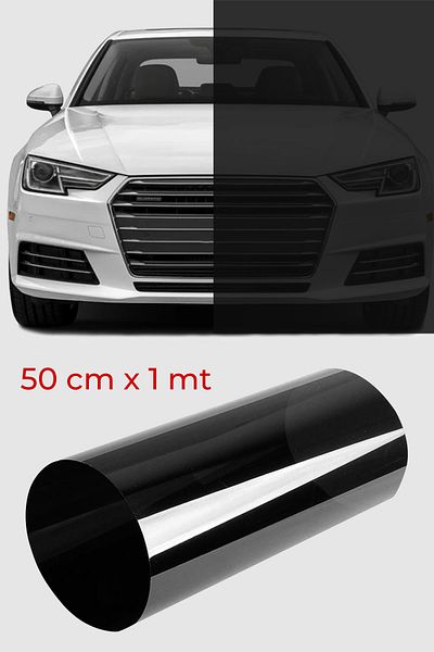 ELİFE TİCARET Glass Film Black American Anti-Scratch Dark Tone 50 Cm X 1 Meter
