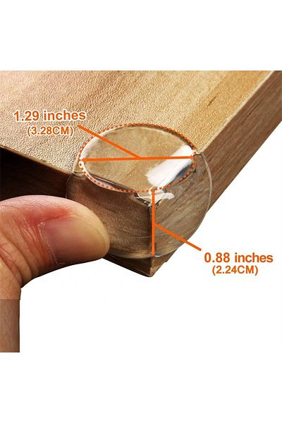 Bogadini Corner Protector For Children – Transparent PVC, 4 Pieces Simple Style