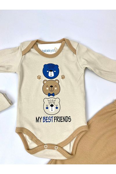 bebekyol Best Friends Baby Rompers