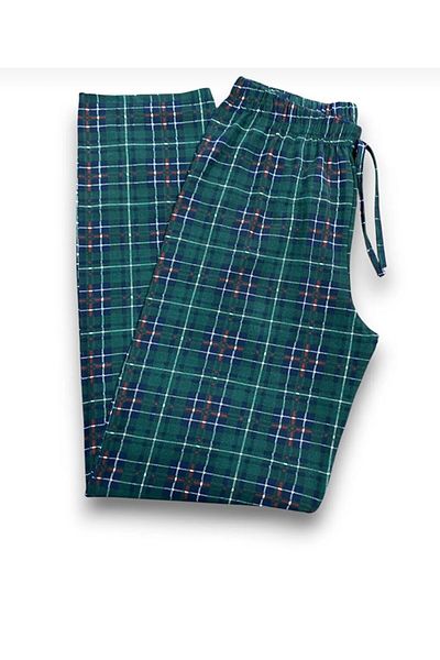 pijama dünyası Silky Textured Suede Pajama Bottoms