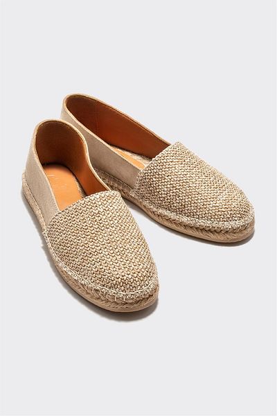 Elle Shoes Mink Leather Women's Espadrille