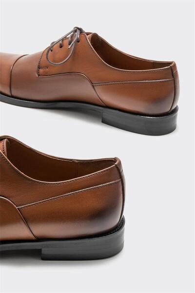 Elle Shoes Barna bőr klasszikus férficipő