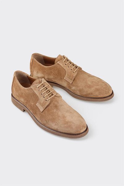 Elle Shoes Camel Leather Men's Casual Shoes
