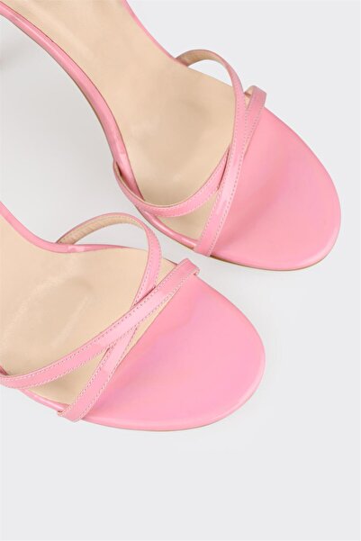 Elle Shoes Pink Women's Heeled Sandals