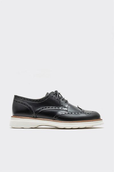 Elle Shoes Black Leather Men's Casual Shoes