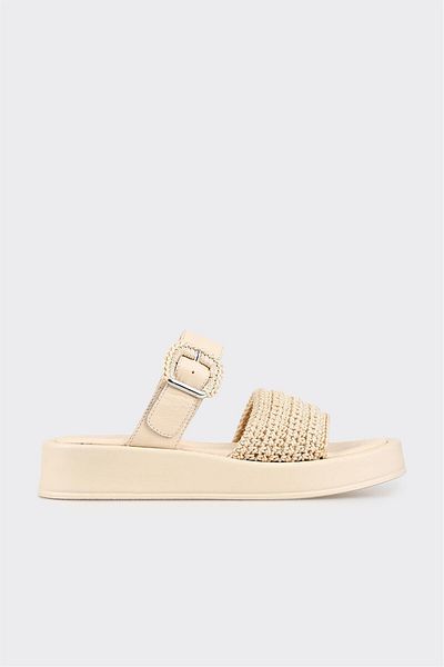 Elle Shoes Beige Women's Sports Sandals