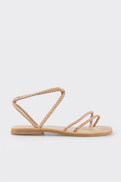 Elle Shoes Beige Women's Sandals