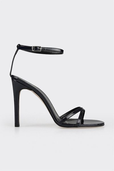 Elle Shoes Black Women's Heeled Sandals