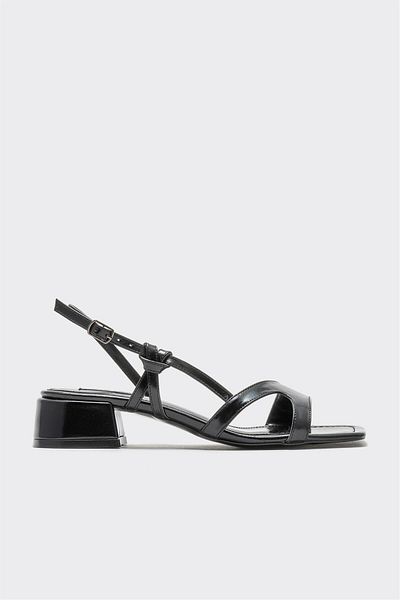 Elle Shoes Black Women's Heeled Sandals