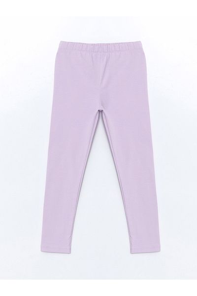 LC Waikiki Printed Girls' Leggings with Elastic Waist, 2-Piece