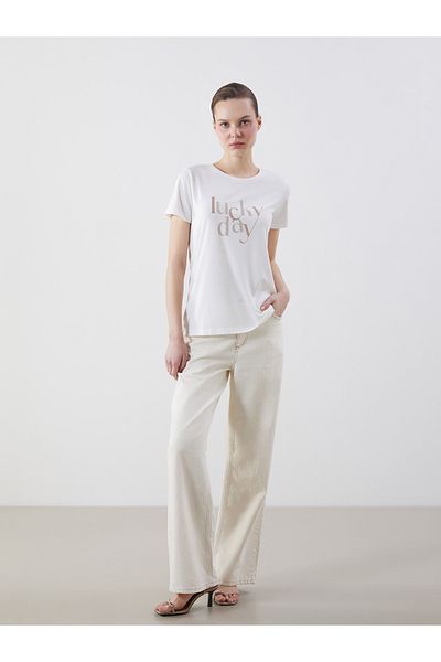 LC Waikiki Crew Neck Printed Women's T-Shirt