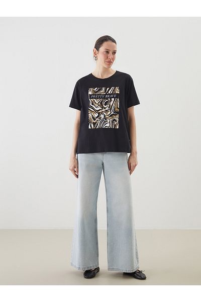 LC Waikiki Crew Neck Printed Women's T-Shirt