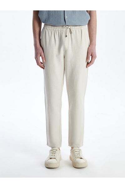 LC Waikiki Ανδρικό παντελόνι Standard Fit Linen Look