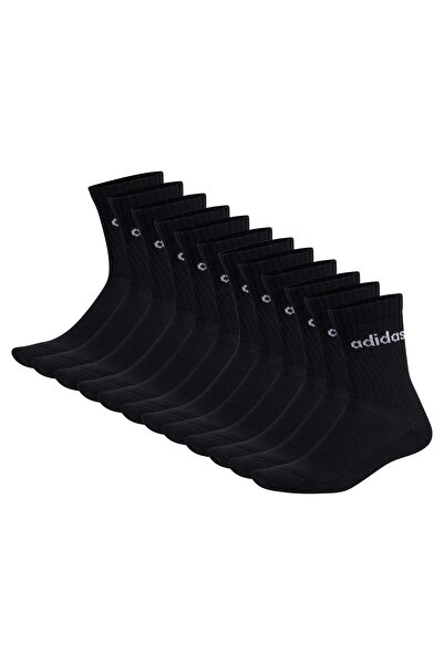 adidas Unisex Socken, 12er Pack - Linear Crew Cushioned, Logo, gepolstert, ei...
