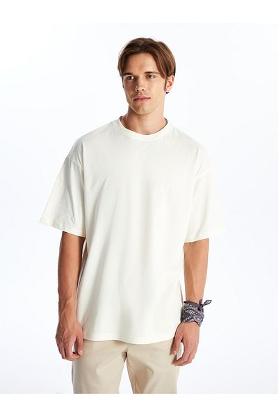 LC Waikiki Ανδρικό T-Shirt από βαμβακερό χτενισμένο λαιμό
