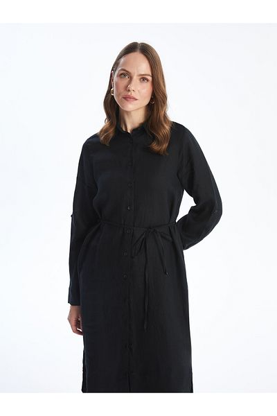 LC Waikiki Oversize Linen Women's Shirt Tunic