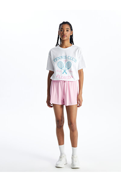 LC Waikiki Crew Neck Printed Short Sleeve Women's T-Shirt