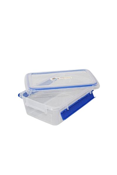 rexa 1L Transparent Storage Container with Locking Lid – Compact Food & Essentials Organizer