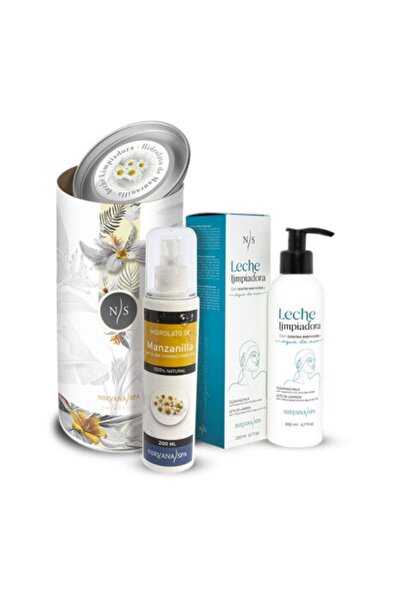 OEM Pachet ingrijire faciala, Lapte demachiant 200 ml + Hidrolat de musetel 200 ml, Nirvana Spa