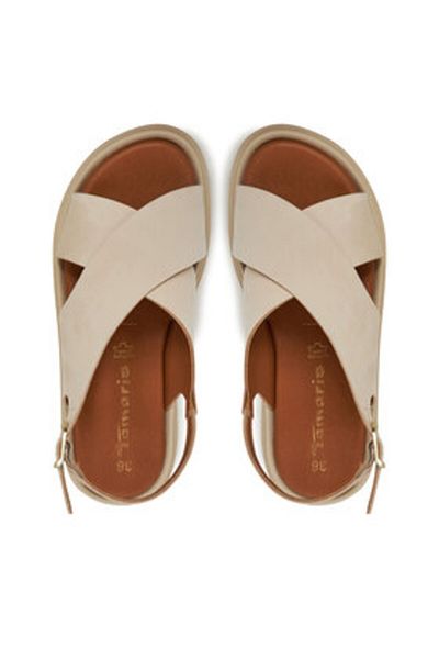 Tamaris Women's Sandals beige TAMARIS-1-28270-42 421 IVORY NUBUC