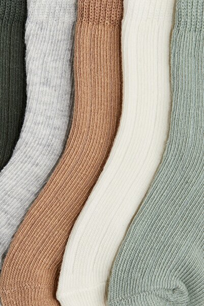 H&M 5'li Triko Çorap