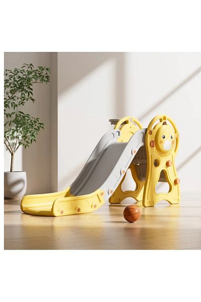 FULLJOY Foldable Dog Slide with Basketball for Kids 149*78*50cm - FJY-06