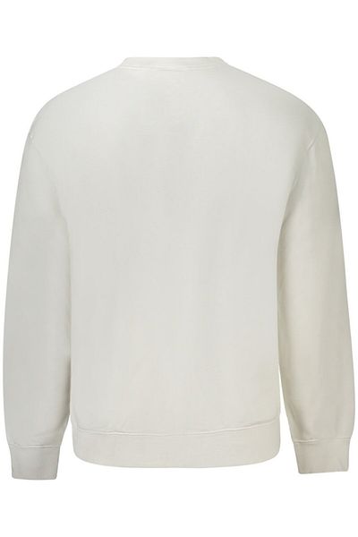 Calvin Klein Jeans Men's Blouse With Logo, Regular Fit, Plain, White