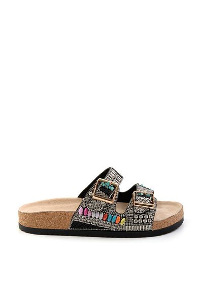Bambi Black Women's Slippers K04678080687