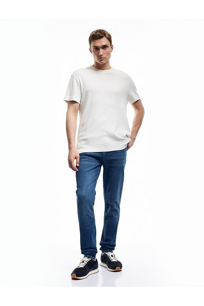 Koton Памучни дънки с нормална талия Skinny Fit - Michael Jean