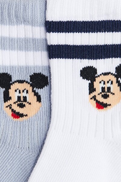 H&M 2'li Geçişli Motifli Çorap