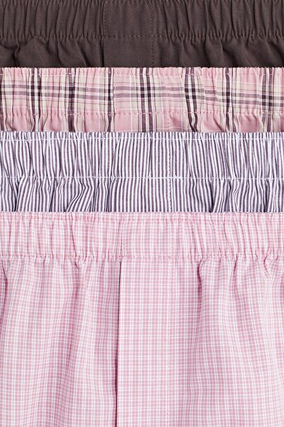 H&M 4'lü Dokuma Boxer Şort