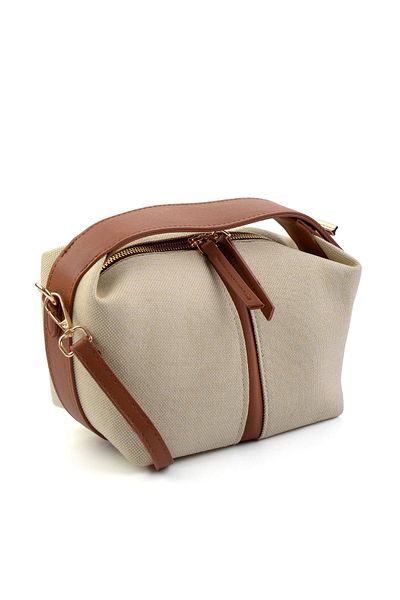 Bambi Γυναικεία τσάντα Messenger Beige Tan C06486250718