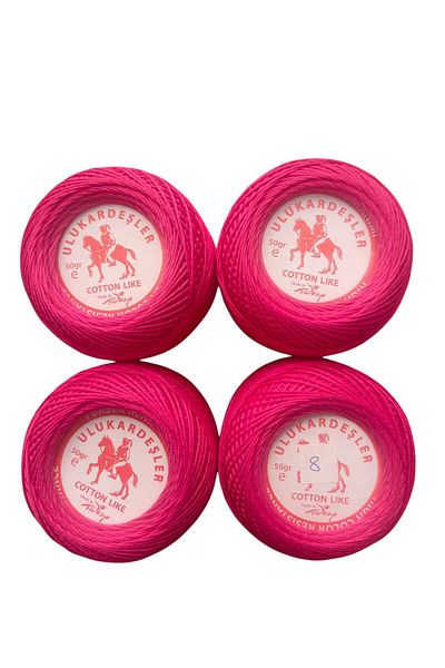PeriStore Ulukardeşler 50 Gr Mercerized Punch Yarn Set of 4