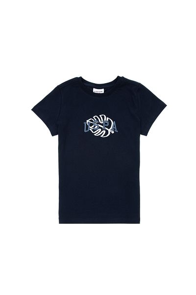 U.S. Polo Assn. Boy's Navy Blue Crew Neck T-Shirt 50307151-Vr033