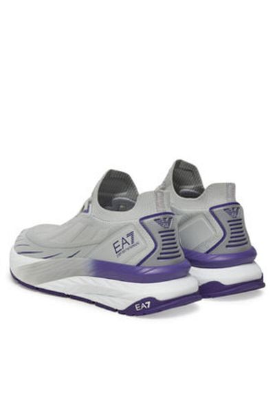 EA7 Emporio Armani Men's Sneakers grey EA7 EMPORIO ARMANI-X8X176 XK377 U478 GREY VIOLET+PRISM V.