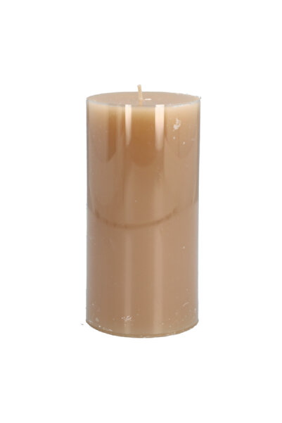 Celia شمعة عمودية برائحة الياسمين من سيترون ستار، لون بني، 15 سم