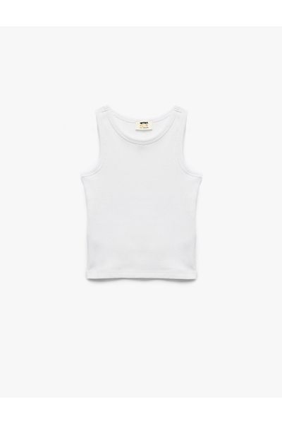 Koton Cotton Crew Neck Sleeveless Camisole Basic Undershirt
