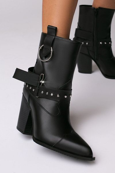 Vanilla Days Elektra high heel pumps, black genuine leather
