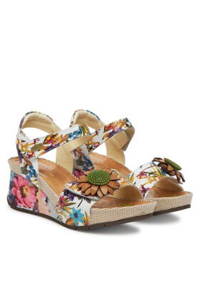 LAURA VITA Sandale damă multicolore LAURA VITA-BARRY 36 BEJ