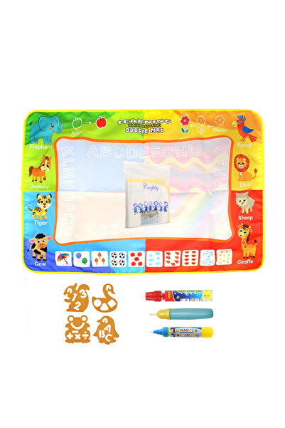 Choice6 سجادة رسم مائية سحرية بأبعاد 86×58 سم، 100×80 سم، مع أقلام سحرية قابل...