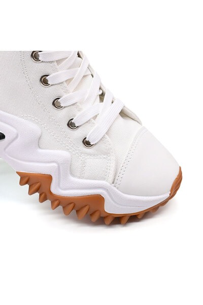 Tmall Tenisi inalti de dama, cu talpa flatform,1269,Alb