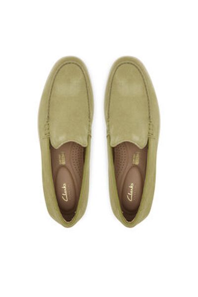 CLARKS Men's Shoes green CLARKS-26180893 630 SAGE SUEDE