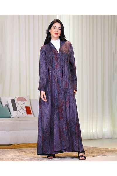 Elegant عباية جاكر تركي مموج