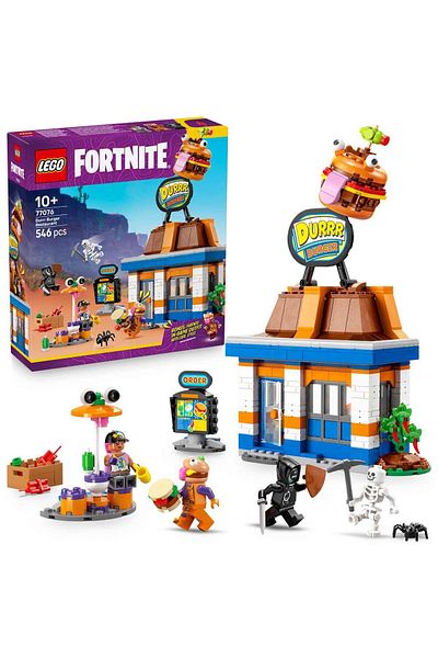 LEGO Fortnite Durrr Burger Restaurant 77076 - Video Game Themed for Ages 7-10 Kids