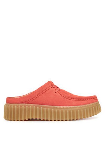 CLARKS Women's Flip-flops multicolor CLARKS-26181194 407 CORAL SUEDE