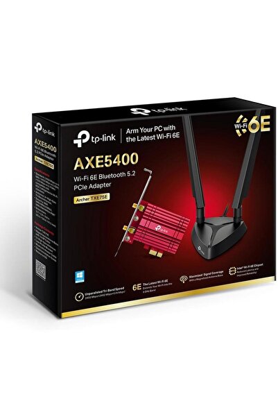 TP-LINK Adaptor Wi-Fi Bluetooth TP-Link Archer TXE75E, adaptor PCIe, Wi-Fi 6E, AXE5400, Wi-Fi Tri-Band