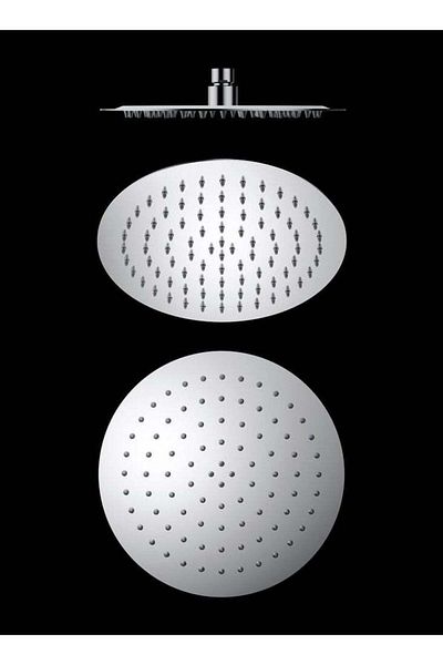 Generic ITG 25 cm (10-Inch) Round Rain Shower Head – 304 Stainless Steel, Chrome Finish, High Pressure Flo