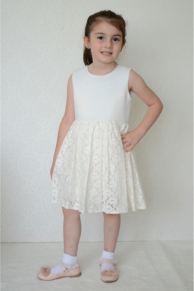 Sevimli Girl's Dress Summer Dress Skirt Ruched