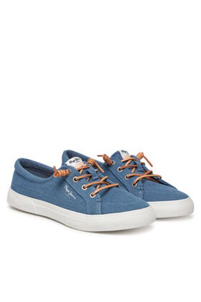 Pepe Jeans Teniși albaștri pentru femei PEPE JEANS-PLS31602 000DENIM