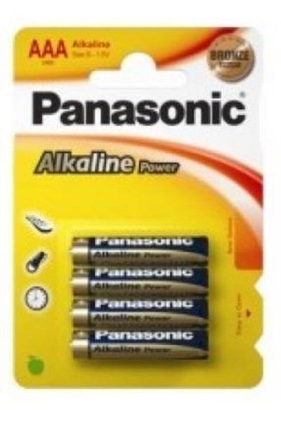 PANASONIC Baterii Foto Alkaline Panasonic LR03APB/4BP, 1.5 V, 4 Buc
